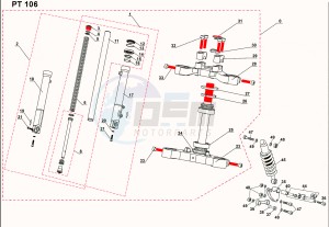 RRX 50 drawing SUSPENSION2