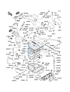 ZZR600 ZX600E6F GB XX (EU ME A(FRICA) drawing Air Cleaner