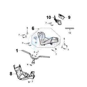 SAT 250 SC drawing HANDLEBAR