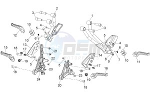 Shiver 750 USA USA drawing Foot rests