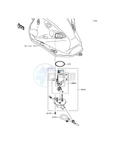 Z800 ZR800AGF FR GB XX (EU ME A(FRICA) drawing Fuel Pump