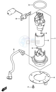 GSX-R125 drawing FUEL PUMP