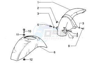 Zip 50 SP drawing Mudguard