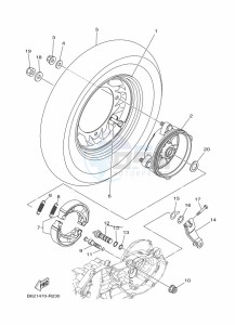 YP125RA XMAX 125 TECH MAX (B9Y5) drawing RADIATOR & HOSE