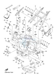 WR250F (2GBH) drawing FRAME