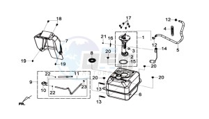 GTS 300I ABS L6 drawing GAS TANK -  PETROL VALVE