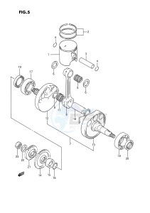 LT250R (E1) drawing CRANKSHAFT