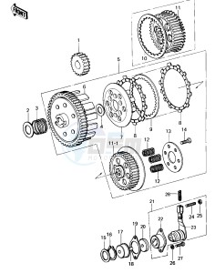 KE 100 A [KE100] (A9-A10) [KE100] drawing CLUTCH