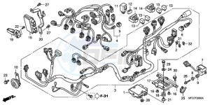 CB600FA9 Australia - (U / ABS) drawing WIRE HARNESS