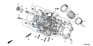 NC700DC Integra E drawing CYLINDER HEAD