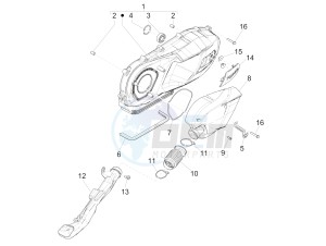 LIBERTY 150 150 IGET 4T 3V IE ABS (APAC) drawing Crankcase cover - Crankcase cooling