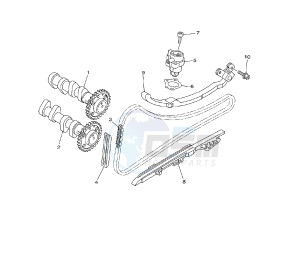 XP T-MAX 500 drawing CAMSHAFT AND TIMING CHAIN