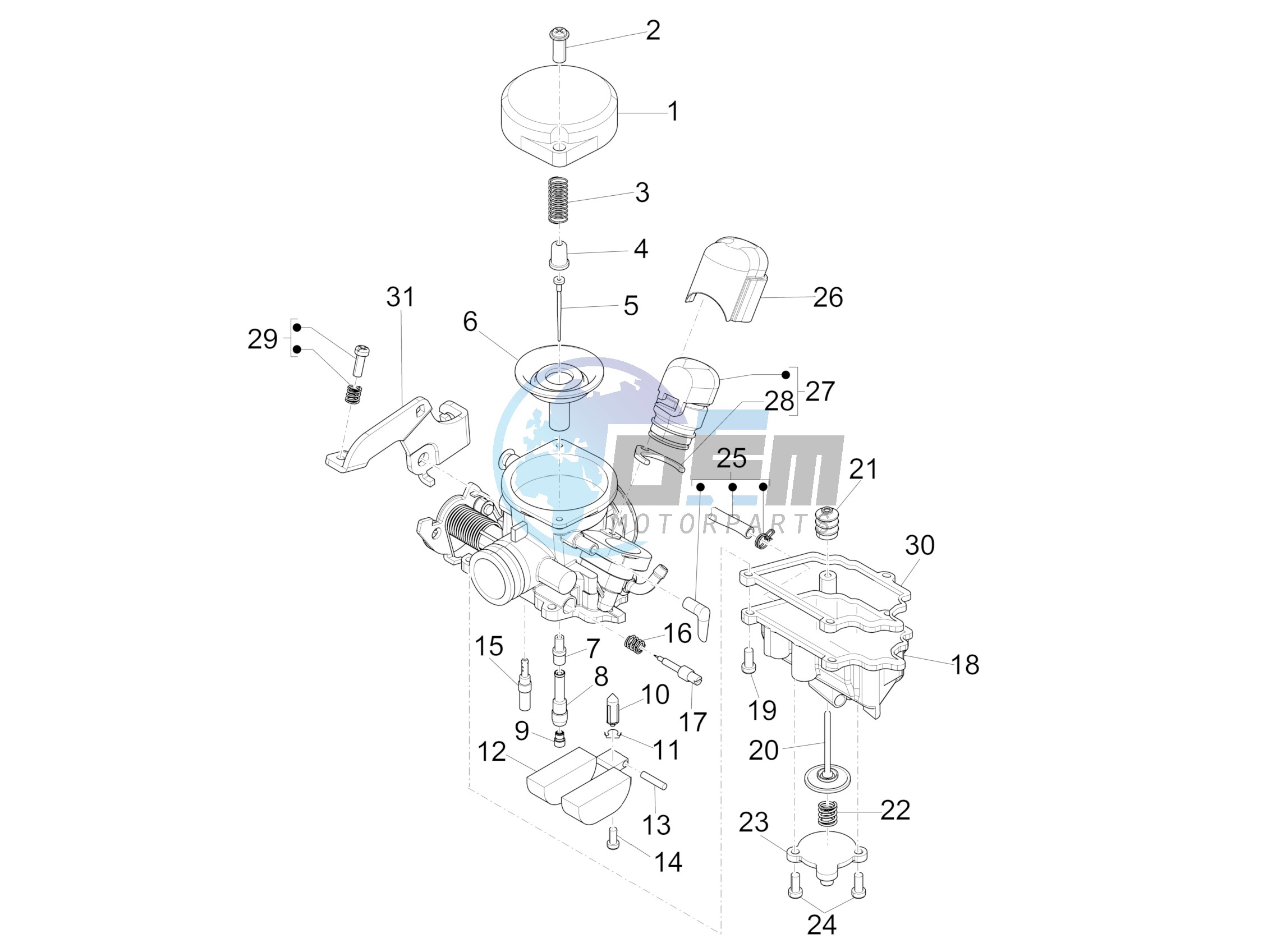 Carburetor's components