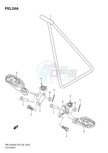 RM-Z450 (E3-E28) drawing FOOTREST (RM-Z450L1)