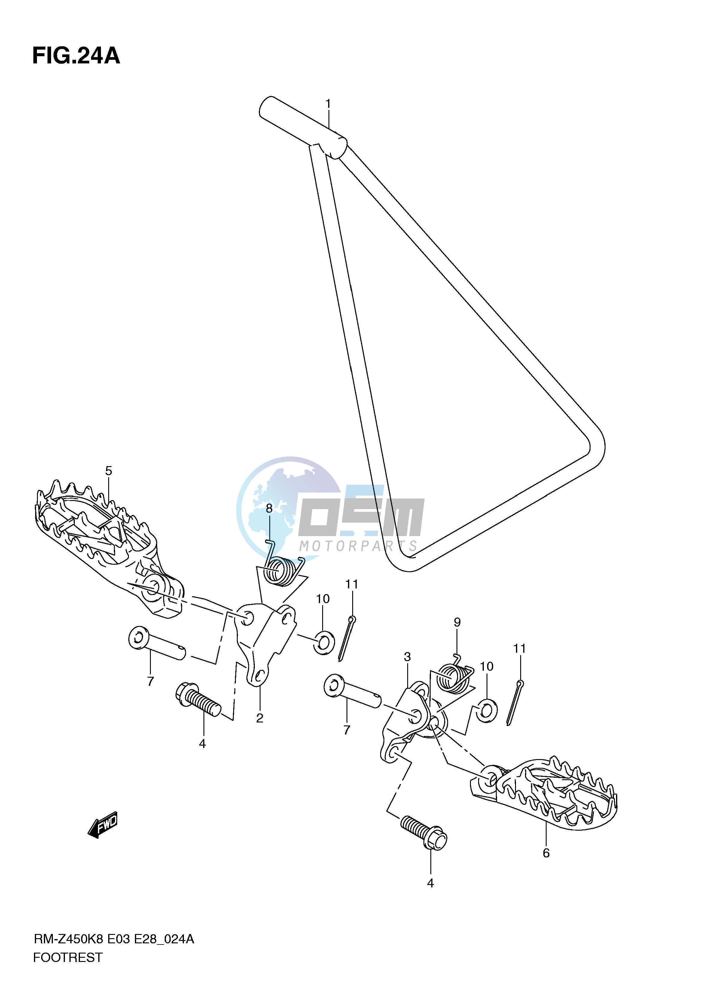 FOOTREST (RM-Z450L1)