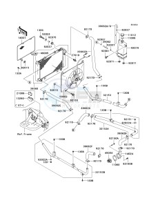 KAF 620 E [MULE 3010 4X4] (E6F-E8F) E6F drawing RADIATOR