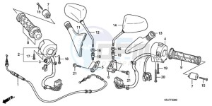 FES1259 Europe Direct - (ED / 2ED) drawing SWITCH/CABLE/MIRROR