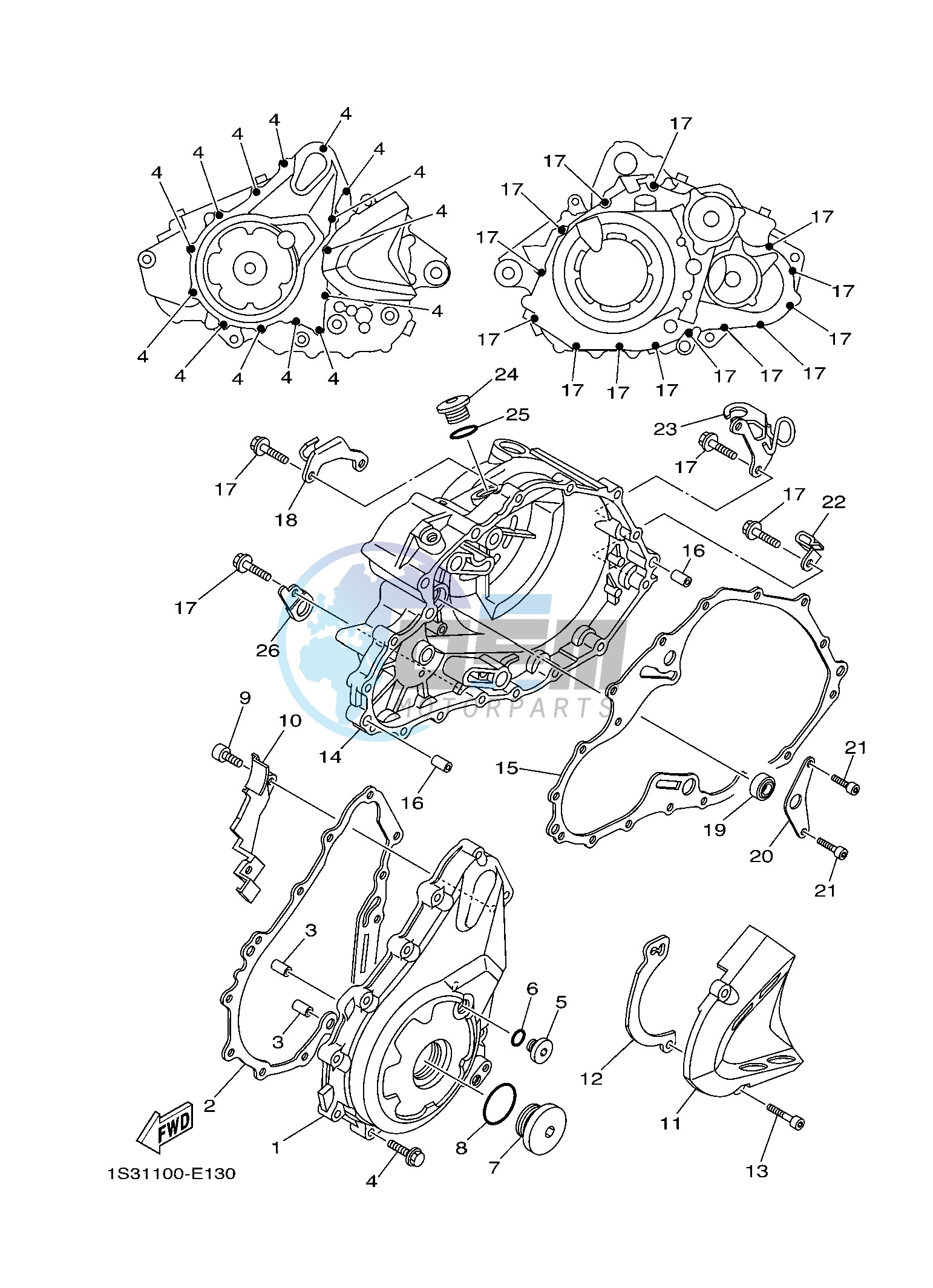 CRANKCASE COVER 1