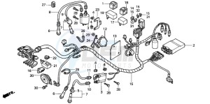 VT750CD3 drawing WIRE HARNESS