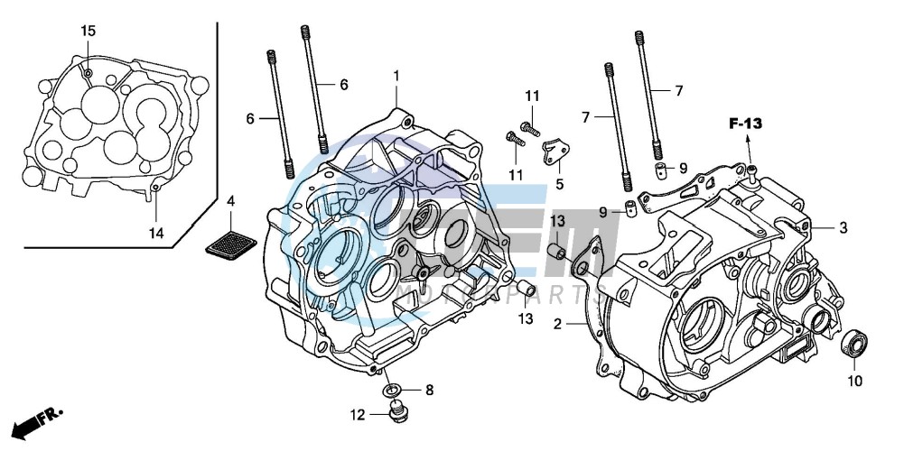 CRANKCASE (CRF100F)