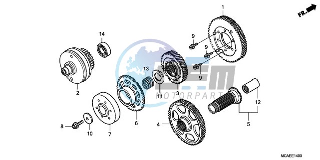 PRIMARY DRIVE GEAR