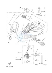 DT125 (3TTN) drawing FUEL TANK