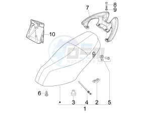 Fly 150 4t e3 drawing Saddle seats - Tool roll