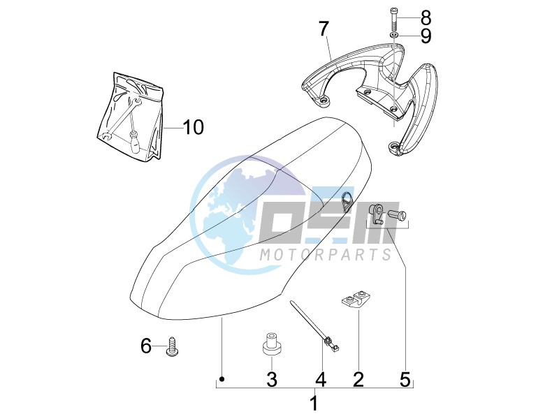 Saddle seats - Tool roll