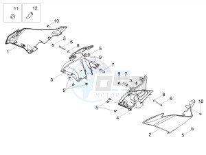 TUONO 125 4T E4 ABS (EMEA) drawing Side fairing