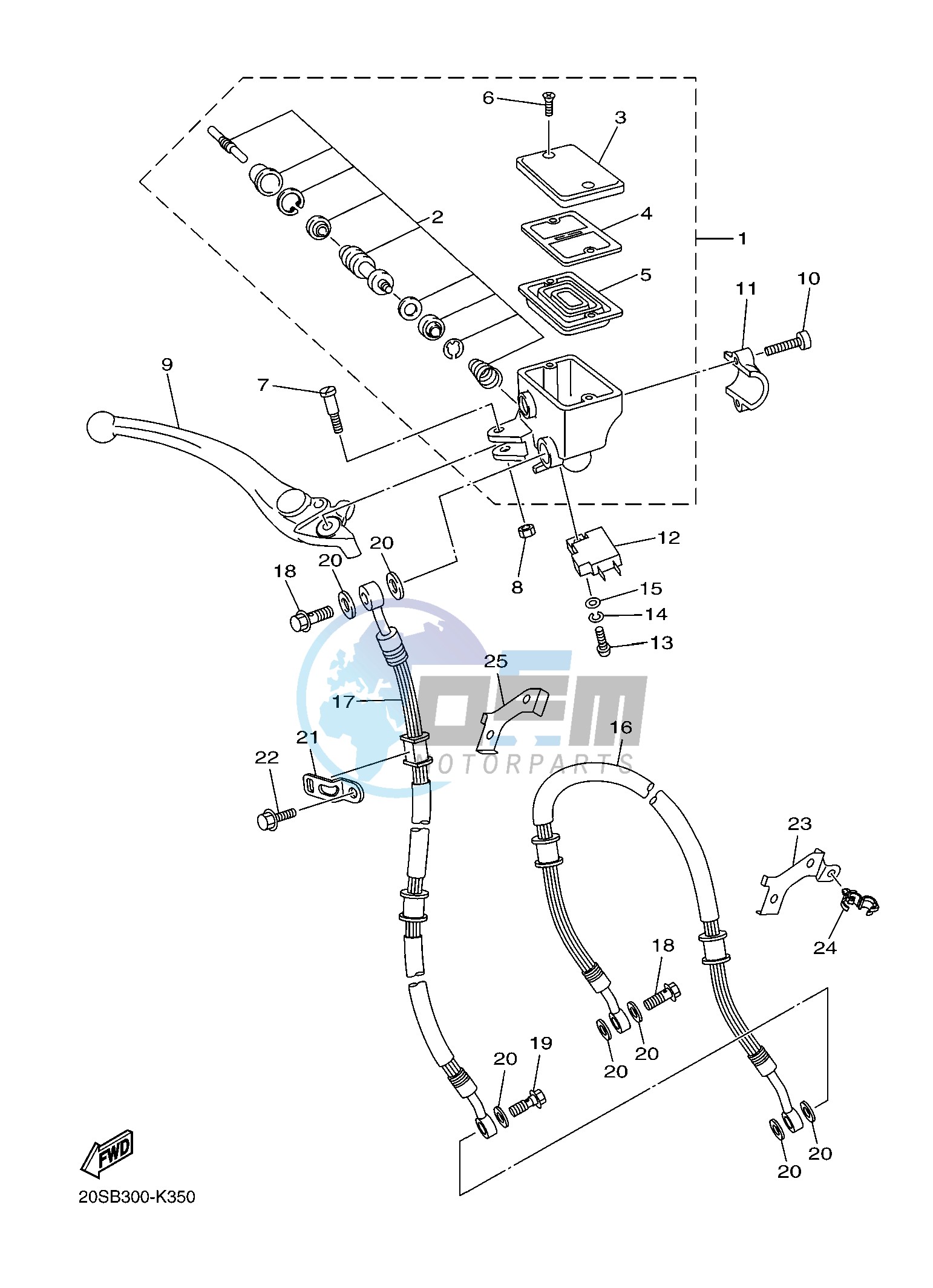 FRONT MASTER CYLINDER