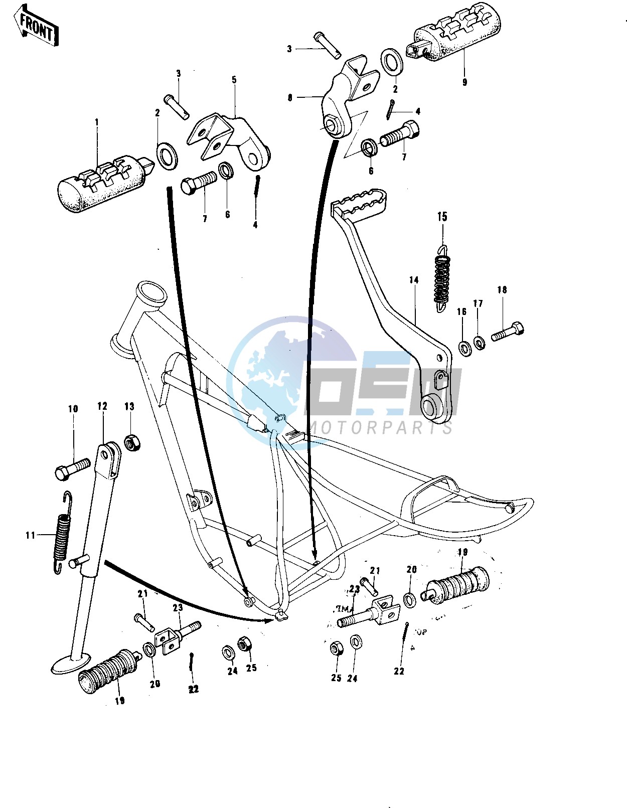 FOOTRESTS_STAND_BRAKE PEDAL