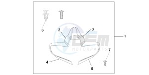 ST1300 drawing MIRROR DEFLECTOR