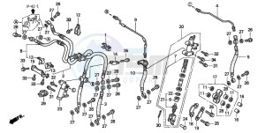 ST1100A drawing FR. BRAKE MASTER CYLINDER (ST1100AT/AV/AW)