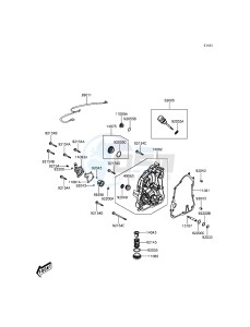 J125 ABS SC125BGF XX (EU ME A(FRICA) drawing Engine Cover(s)