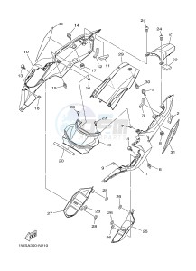 MT07A MT-07 ABS 700 (1XB9) drawing SIDE COVER