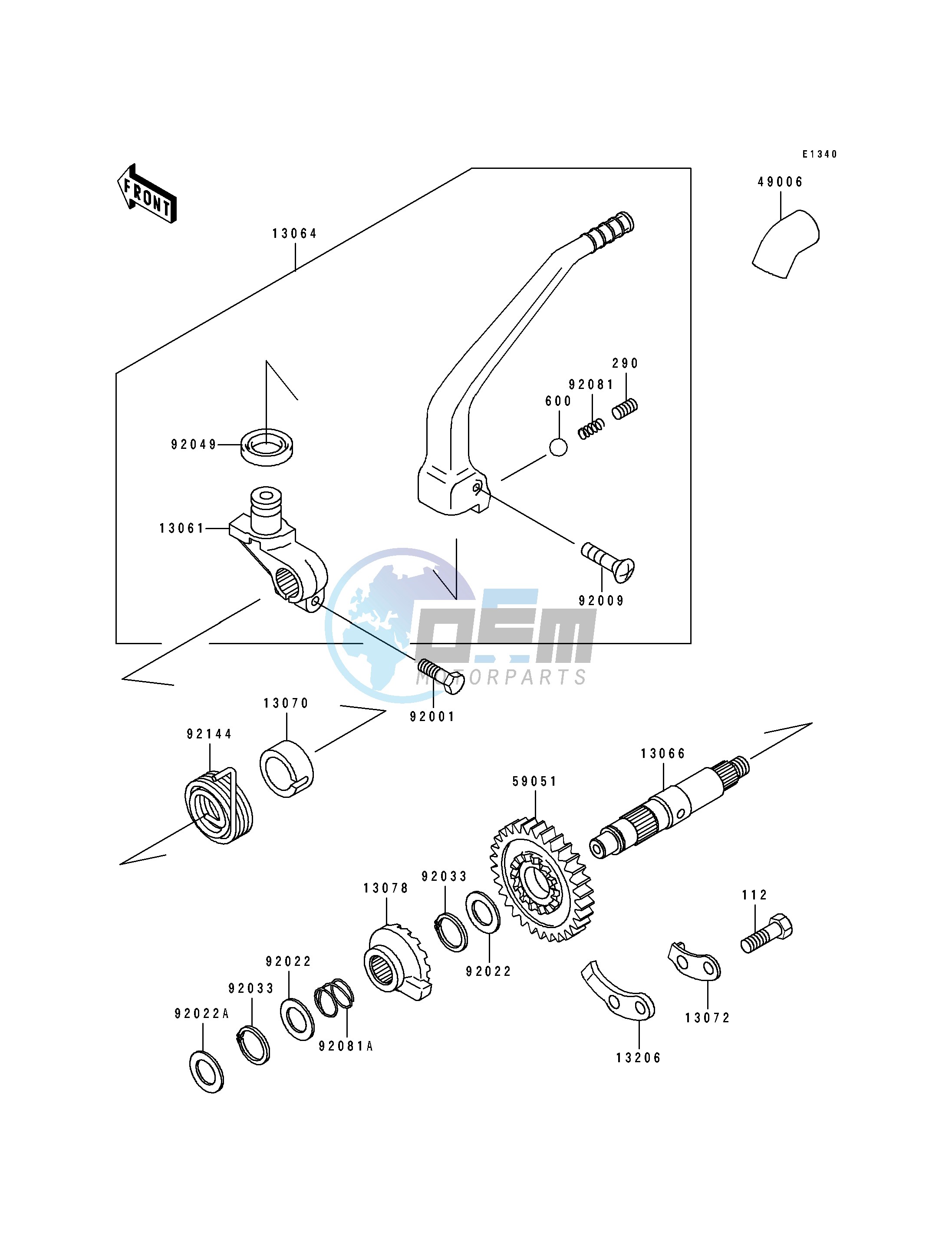 KICKSTARTER MECHANISM