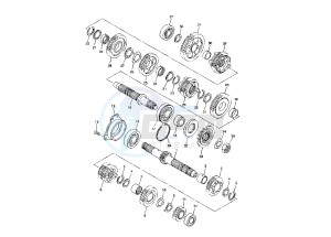 FZ6 FAZER 600 drawing TRANSMISSION