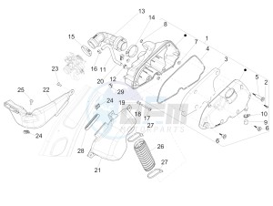 SPRINT 125 4T 3V IE NOABS E2-E3 (APAC) drawing Air filter