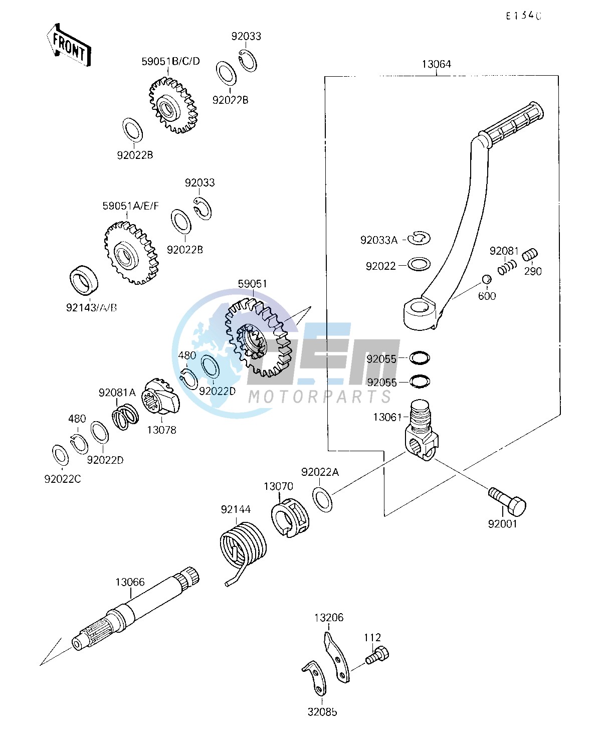 KICKSTARTER MECHANISM