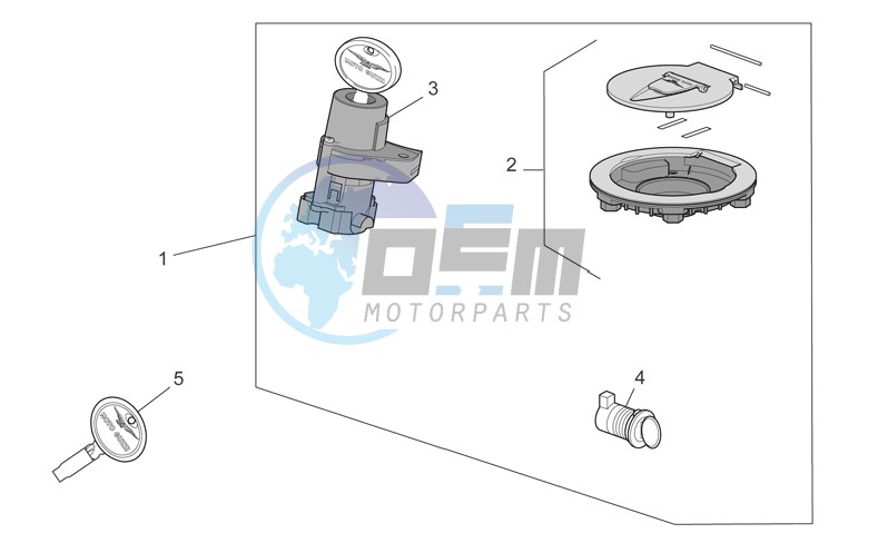 Lock hardware kit