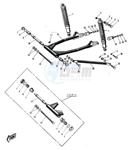 G31 M [CENTURION] (-M) 100 [CENTURION] drawing SWING ARM_SHOCK ABSORBERS