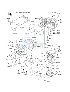 VN 900 D[VULCAN 900 CLASSIC LT] (6F-9F) D7F drawing ENGINE COVER-- S- -