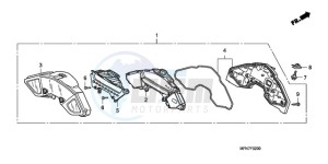 CB1000RA Europe Direct - (ED) drawing METER