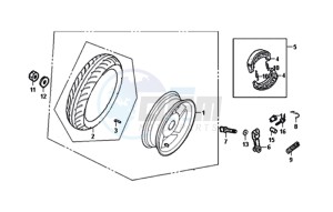 ORBIT II 50 45KMH (L8) EU drawing REAR WHEEL