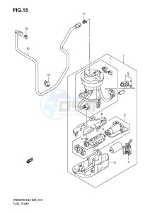 AN650 (E3-E28) Burgman drawing FUEL PUMP