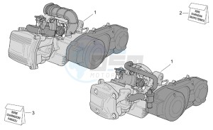 Atlantic 500 drawing Engine assembly