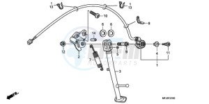 CBR600RR9 UK - (E / SPC) drawing STAND