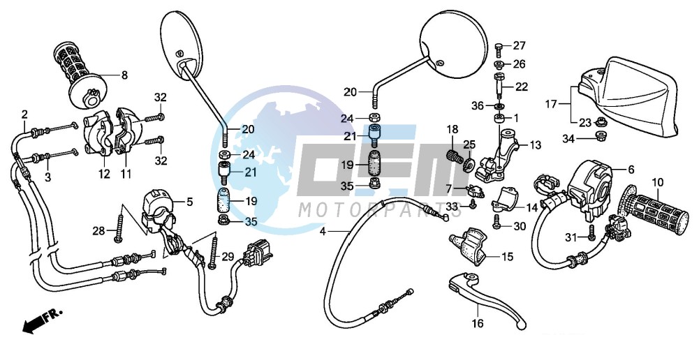 HANDLE LEVER/SWITCH/CABLE