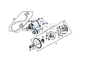 FIDDLE II 125 drawing STARTER CLUTCH