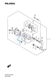 UH125 BURGMAN EU drawing REAR CALIPER